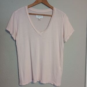 Current Elliott The V-Neck Cotton Tee